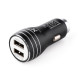 Зарядний пристрій Vinga Dual USB Car Charger aluminium 15.5W Max (VCCAABK)