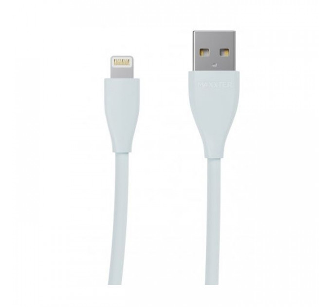 Дата кабель USB 2.0 AM to Lightning 1.0m Maxxter (UB-L-USB-01MG)