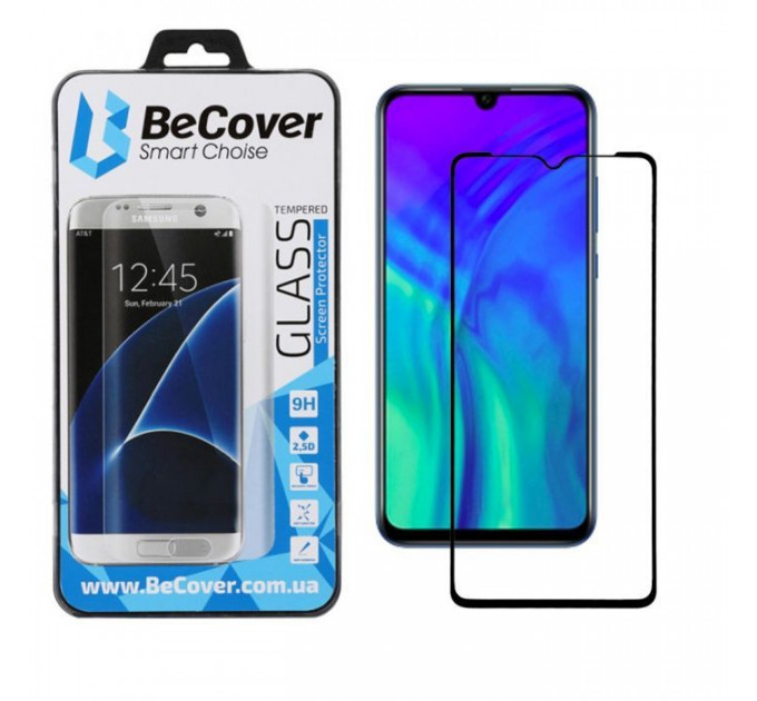 Скло захисне BeCover Honor 20 Lite Black (704546) Скло захисне BeCover Honor 20 Lite Black (704546)