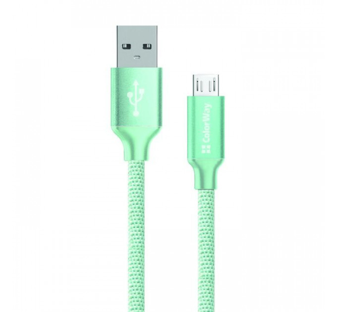 Дата кабеля USB 2.0 AM to Micro 5P 1.0m в ColorWay (CW-CBUM002-MT)