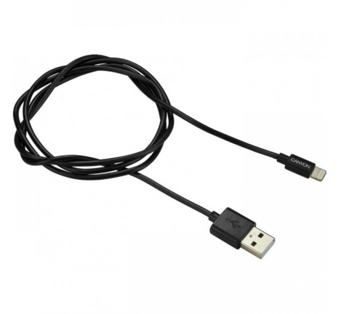 Дата кабель USB 2.0 AM to Lightning 1.0m MFI Black Canyon (CNS-MFICAB01B)