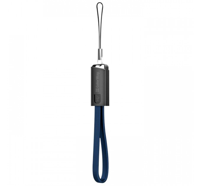 Дата кабель USB 2.0 AM to Lightning 0.22m blue ColorWay (CW-CBUL021-BL)