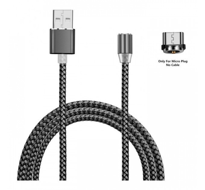 Дата кабель USB 2.0 AM to Micro 5P 1.2m Magneto grey XoKo (SC-355m MGNT-GR)