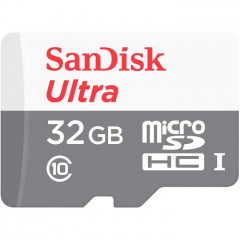 Карта пам/'яті SanDisk 32GB microSD class 10 Ultra Light (SDSQUNR-032G-GN3MN)