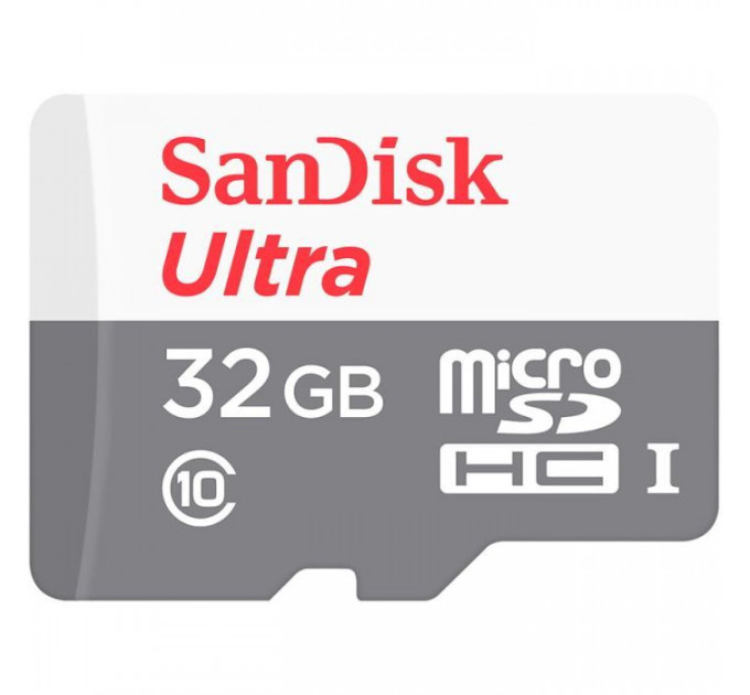Карта пам/'яті SanDisk 32GB microSD class 10 Ultra Light (SDSQUNR-032G-GN3MN)