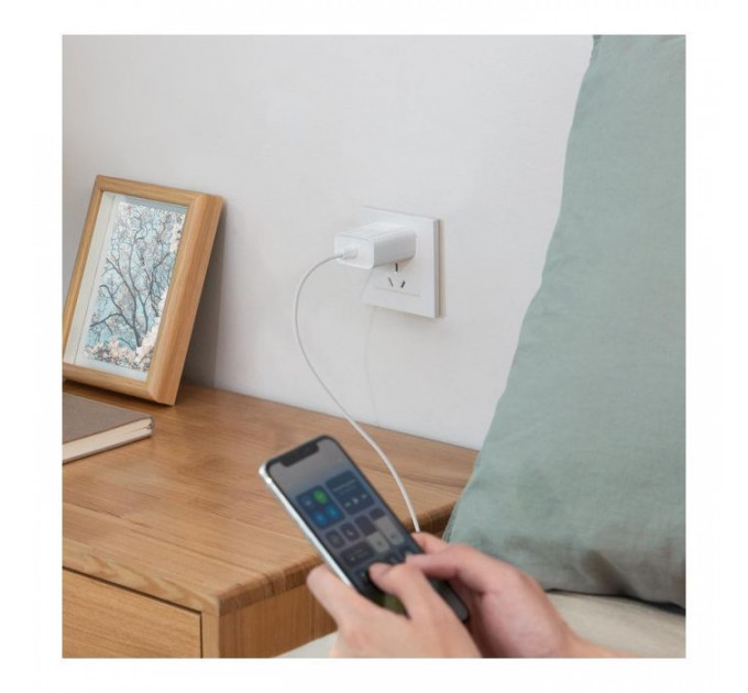 Зарядний пристрій Ugreen CD127 Type-C PD 30W Charger (White) (70161)