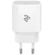 Зарядний пристрій 2E USB-C Wall Charger PD3.0 DC5V\/3A, 20W, white (2E-WC1USBC20W-W)