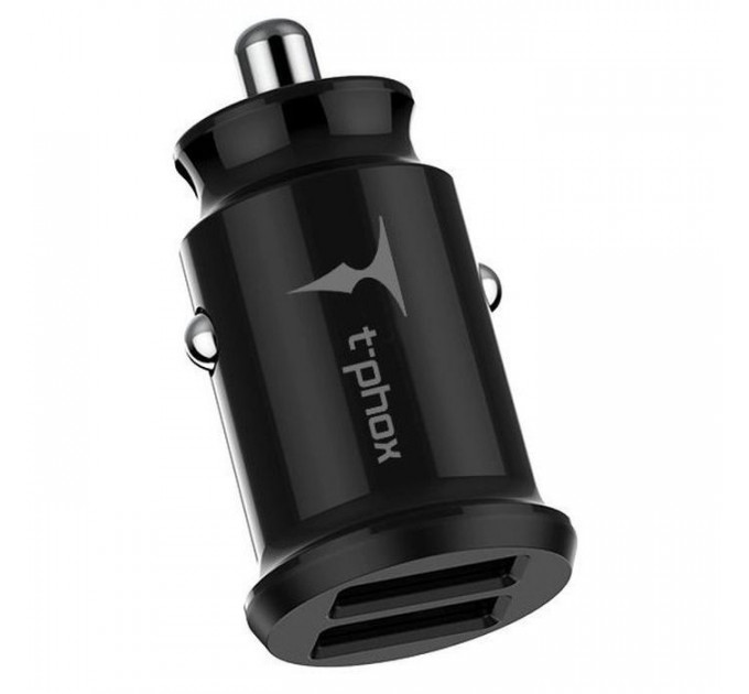 Зарядное устройство T-Phox Charger Set 2.4A Dual+MicroUSB cable 1.2m (Black) (T-S09 SET M B)