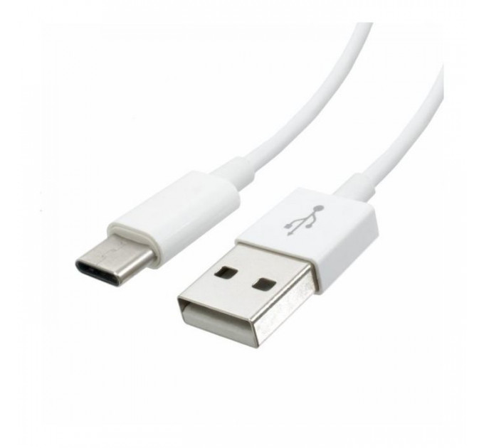 Дата кабель USB 2.0 AM to USB-C 1.0m white OEM Atcom (C001)