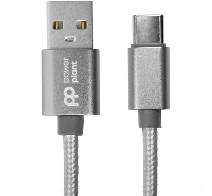 Дата кабель USB 2.0 AM to USB-C 1.0m PowerPlant (CA912346)