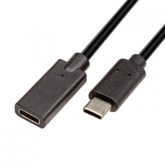 Дата кабель USB-C M\/F 1.5m USB3.0 3A PowerPlant (CA912582)