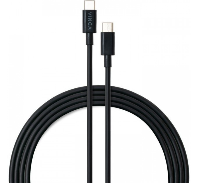 Дата кабель USB-C to USB-C 1.0m 60W PVC Vinga (VCDCCC31)