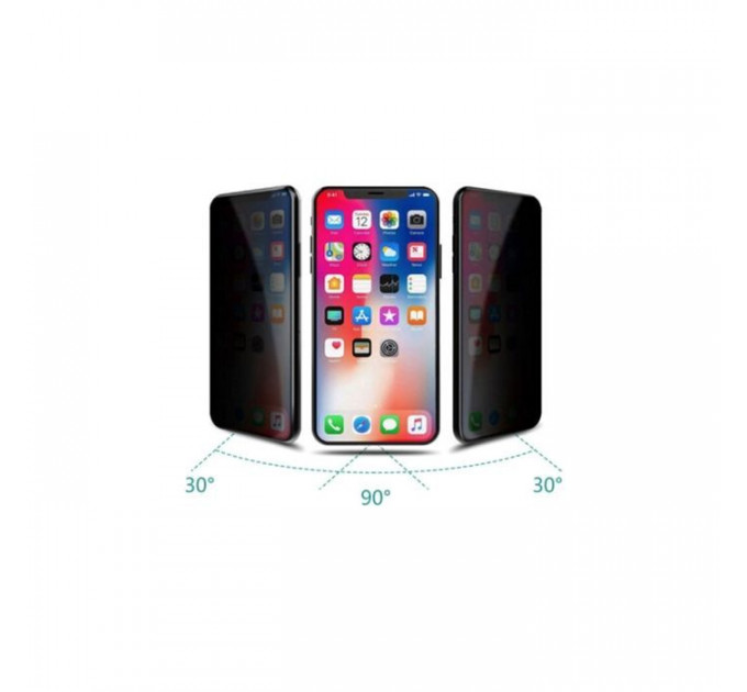 Скло захисне Drobak Anti Spy Apple iPhone 12 pro max (242418)