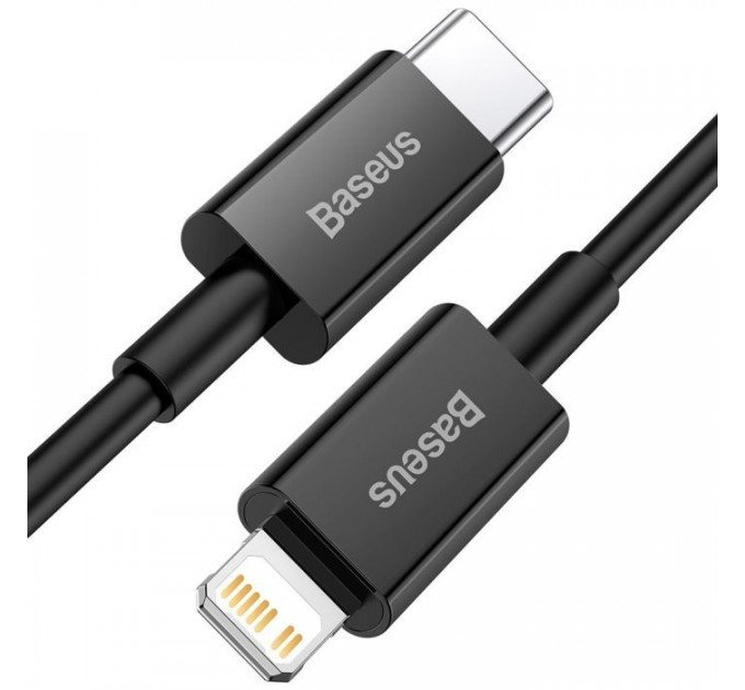 Дата кабель USB-C to Lightning 2.0m 3.0A PD Superior Series Black Baseus (CATLYS-C01)