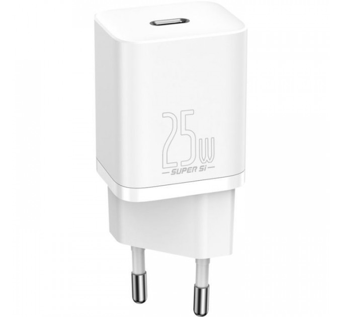 Зарядний пристрій Baseus Super Si Quick Charger 1C White (CCSP020102)