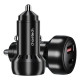 Зарядний пристрій Choetech USB-C+USB-A 60W QC3.0\/PD\/PPS black (TC0014-BK)