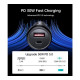 Зарядний пристрій Choetech USB-C+USB-A 60W QC3.0\/PD\/PPS black (TC0014-BK)