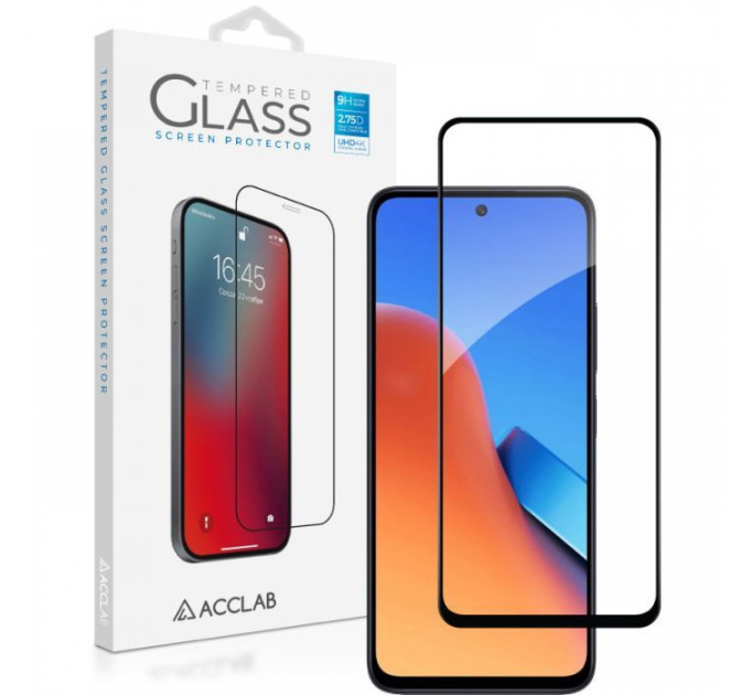 Скло захисне ACCLAB Full Glue Xiaomi Redmi 12 (1283126573200)