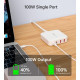 Зарядное устройство для Choetech GaN 2 USB-A \/ 2 USB-C 100W QC3.0\/PD\/PPS (PD8008-EU-WH)