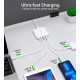 Зарядное устройство для Choetech GaN 2 USB-A \/ 2 USB-C 100W QC3.0\/PD\/PPS (PD8008-EU-WH)