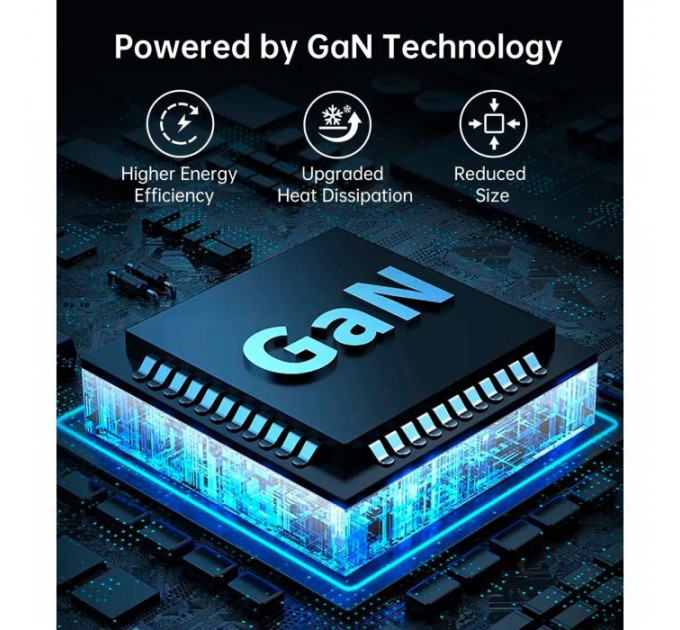Зарядное устройство для Choetech GaN 2 USB-A \/ 2 USB-C 100W QC3.0\/PD\/PPS (PD8008-EU-WH)