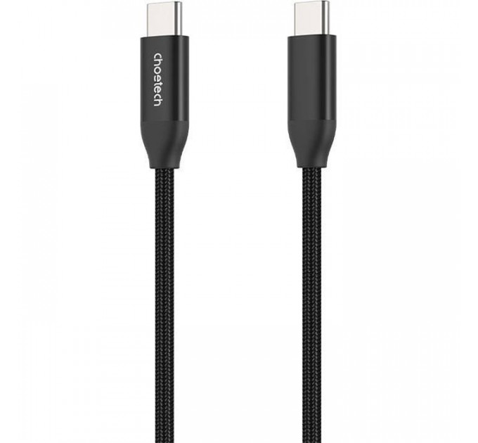 Дата кабеля USB-C to USB-C 2.0m 240W USB2.0 Choetech (XCC-1036-BK)