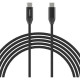 Дата кабеля USB-C to USB-C 2.0m 240W USB2.0 Choetech (XCC-1036-BK)