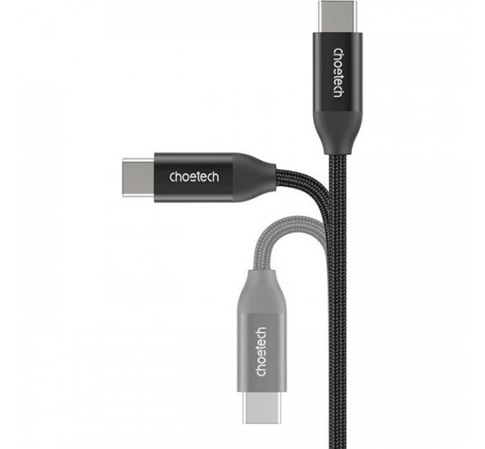 Дата кабеля USB-C to USB-C 2.0m 240W USB2.0 Choetech (XCC-1036-BK)