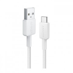 Дата кабель USB 2.0 AM to Type-C 1.8m 322 White Anker (A81H6H21)