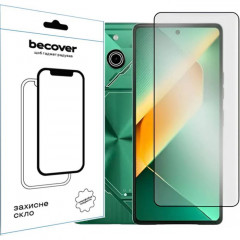 Скло захисне BeCover Tecno POVA 6 Neo (LI6) 6.78\" Black (711581)