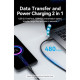 Дата кабель USB 2.0 AM to Type-C 0.5m 3.0A (18W) PVC VENTION (CTHBD)