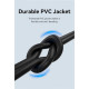 Дата кабель USB 2.0 AM to Type-C 0.5m 3.0A (18W) PVC VENTION (CTHBD)