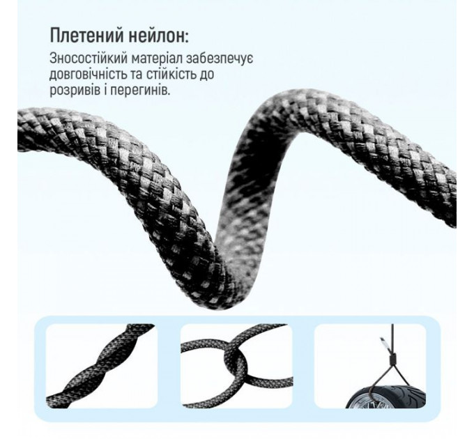 Дата кабель USB-C to Lightning 1.0m 27W black ColorWay (CW-CBPDCL061-BK)