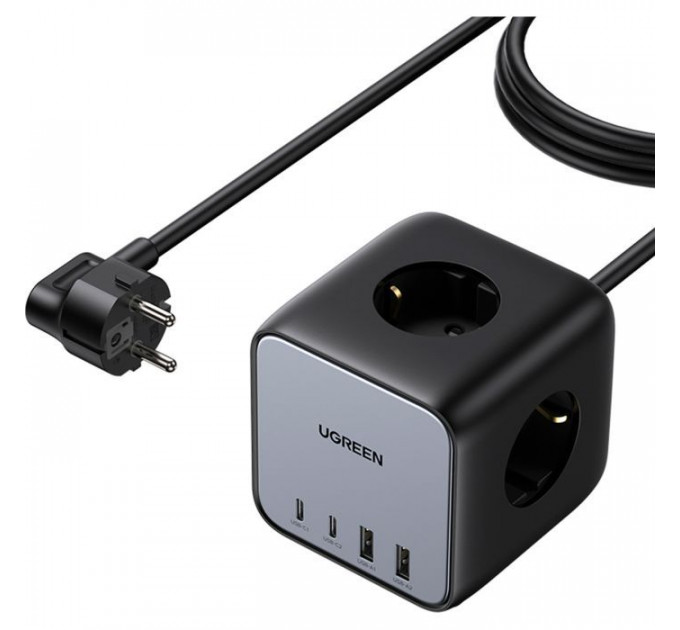 Зарядное устройство для Ugreen 4xUSB 65W DigiNest Cube (2хUSB-C+2xUSB-A) CD268 (60113)