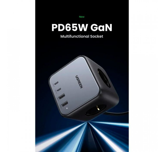 Зарядное устройство для Ugreen 4xUSB 65W DigiNest Cube (2хUSB-C+2xUSB-A) CD268 (60113)