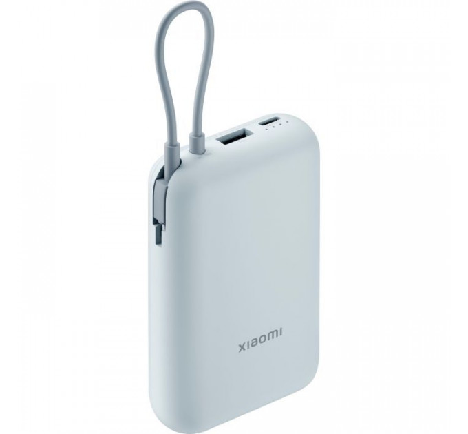 Батарея універсальна Xiaomi 10000mAh 22.5W, Integrated Cable, blue (BHR9073GL)