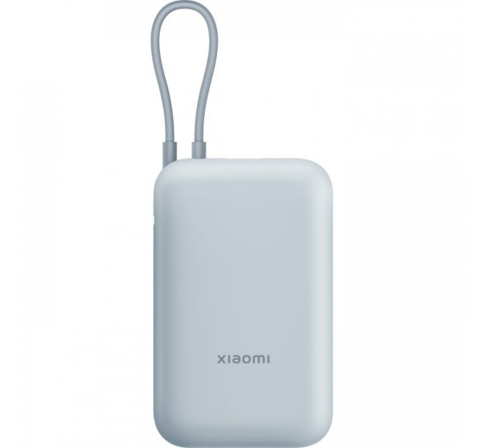 Батарея універсальна Xiaomi 10000mAh 22.5W, Integrated Cable, blue (BHR9073GL)