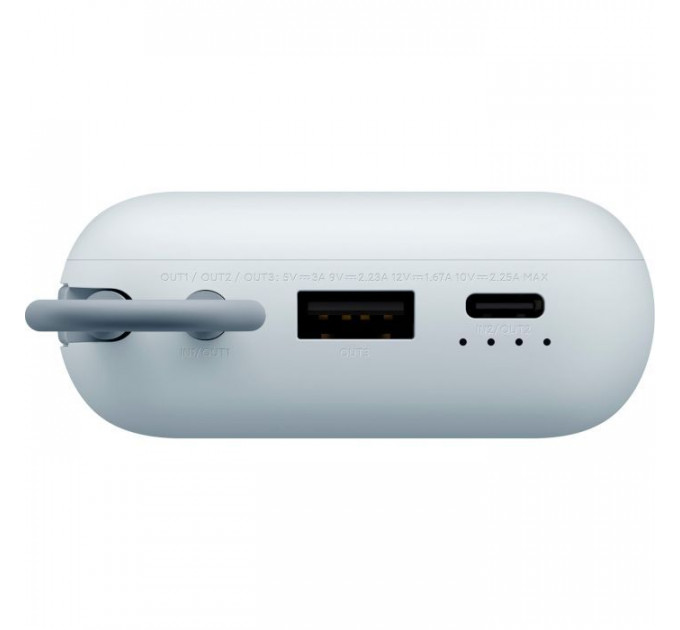 Батарея універсальна Xiaomi 10000mAh 22.5W, Integrated Cable, blue (BHR9073GL)