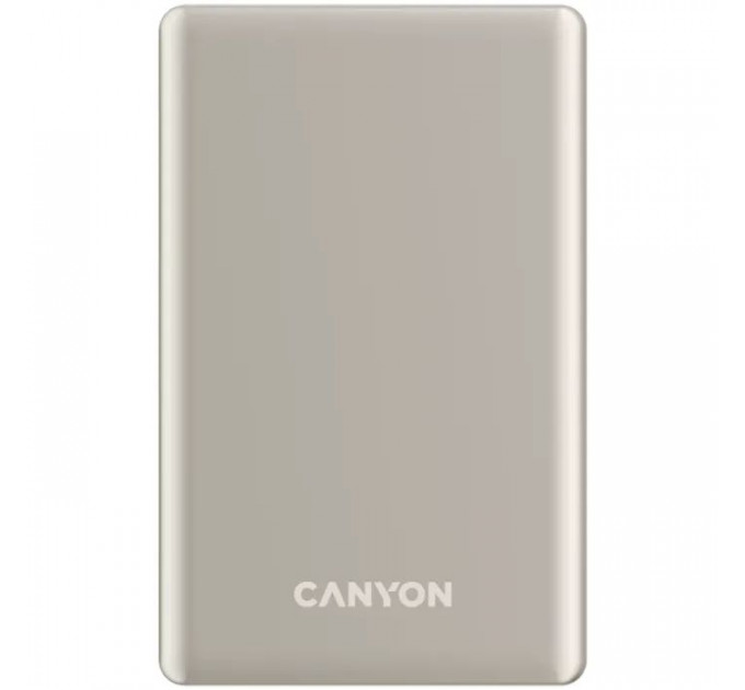 Батарея универсальная Canyon 10000mAh OnPower 510 slim Magsafe PD/20W Beige (CNS-CPB510BE) Батарея универсальная Canyon 10000mAh OnPower 510 slim Magsafe PD/20W Beige (CNS-CPB510BE)