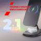 Зарядное устройство Canyon Wireless Charger WCS-205 15W Qi2 2in1 White (CNS-WCS205W)