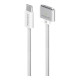 Дата кабель USB-C to MagSafe 3 white Promate (magcord-140pd.white)