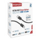 Дата кабель USB-C to USB-C 1.2m Promate (ecoline-cc120.black)
