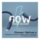 Дата кабель USB-C to USB-C 1.2m Promate (springy.blue)