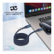 Дата кабель USB-C to USB-C 1.2m Promate (springy.blue)