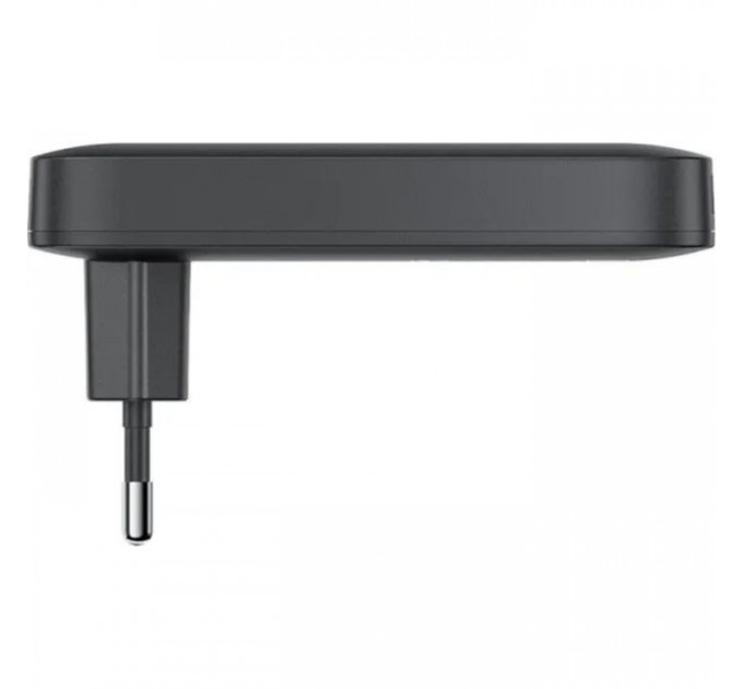 Зарядний пристрій Acefast 3xUSB 65W (2xUSB-C+USB-A) Gan A100 Fast Charger Ultra thin black (6974316283492)