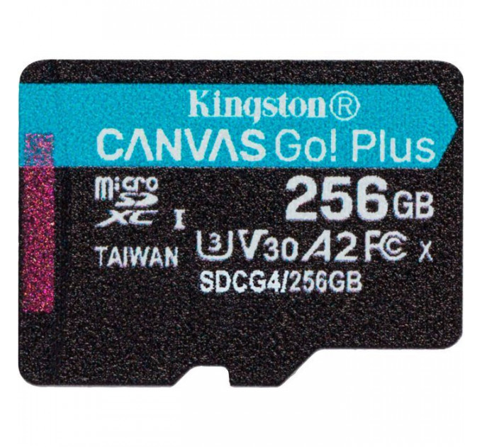 Карта памяти Kingston 256GB microSDXC 10 UHS-I U3 V30 A2 Canvas Go Plus G4 (SDCG4\/256GBSP) Карта памяти Kingston 256GB microSDXC 10 UHS-I U3 V30 A2 Canvas Go Plus G4 (SDCG4\/256GBSP)