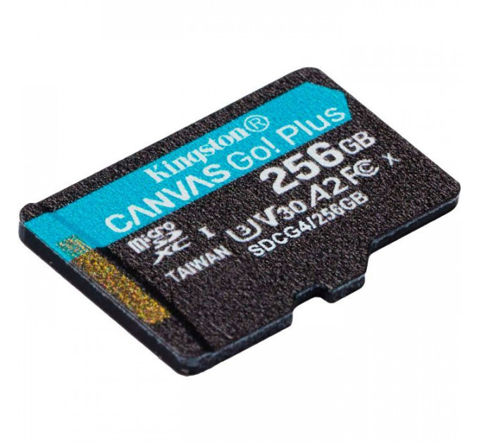 Карта памяти Kingston 256GB microSDXC 10 UHS-I U3 V30 A2 Canvas Go Plus G4 (SDCG4\/256GBSP)