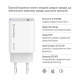 Зарядний пристрій ColorWay GaN Mini 65W PD Port PPS USB-C white (CW-CHS049PD-WT)