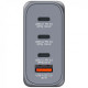Зарядний пристрій Verbatim GaN 100 W 4 ports (2xUSB-C-100 W,USB-C 65 W \/USB-A -3.0) (32202)