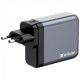 Зарядний пристрій Verbatim GaN 140 W 4 ports (2xUSB-C-140 W,USB-C 20 W \/USB-A -3.0) (32203)